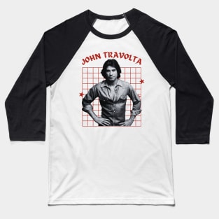 John travolta --- 80s aesthetic Baseball T-Shirt